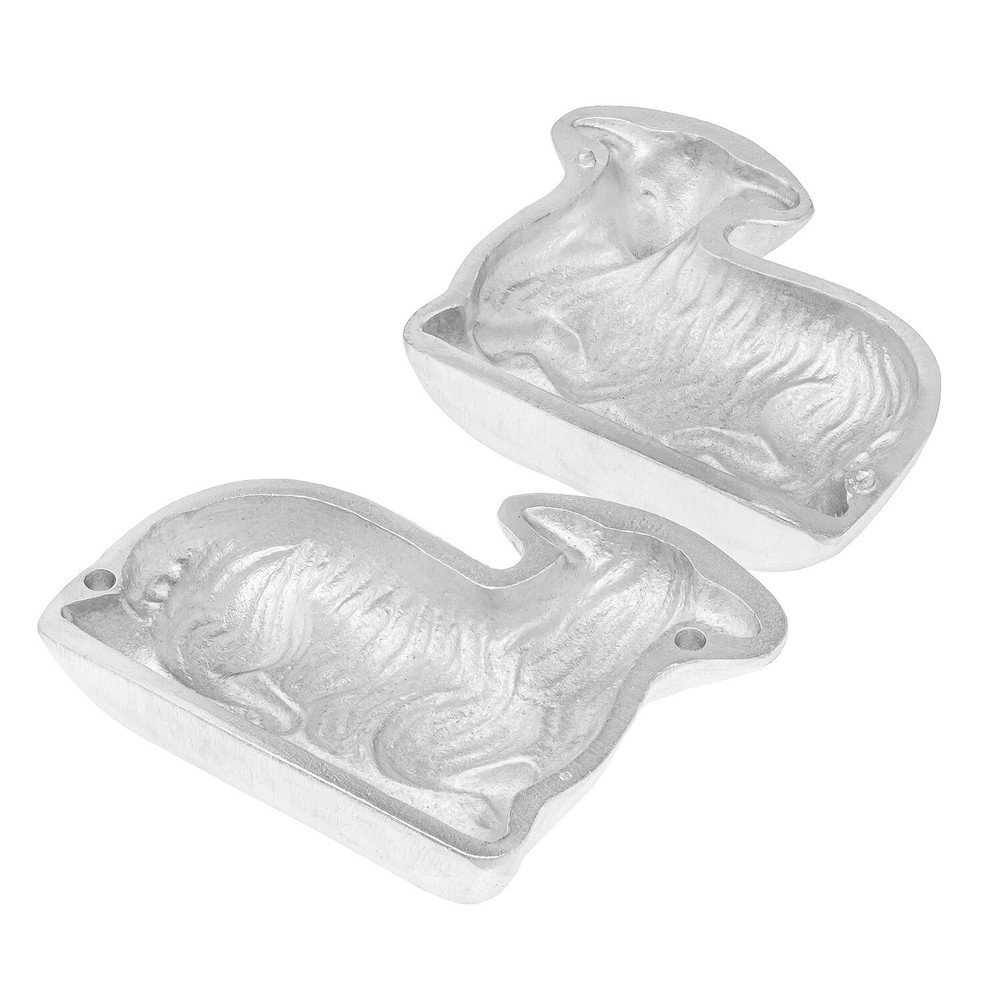 ALUMINUM EASTER MOLD "LAMB" FOR BAKING A FESTIVE ONE-PIECE LAMB CUPCAKE