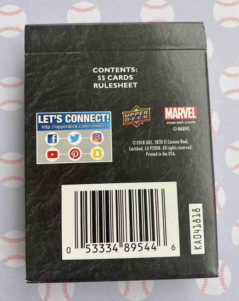 Rare 2018 Upper Deck Marvel New Mutants 55 Card Starter Deck