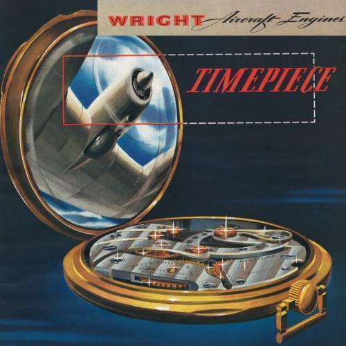 WWII AVIATION WRIGHT ENGINES PROPAGANDA 1942 AD WATCH TIMEPIECE CYCLONE WAR