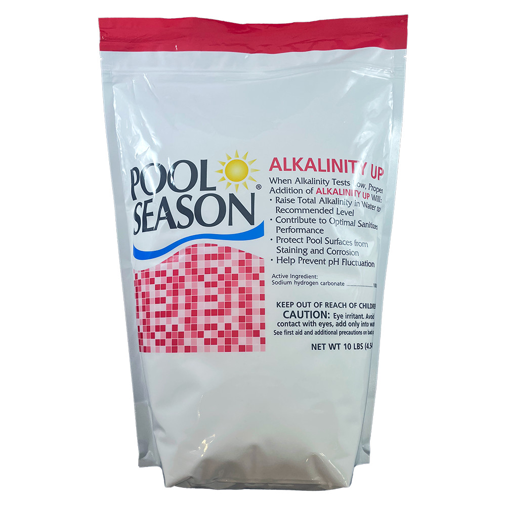 Pool Season Alkalinity Up - 10 lb pouch Alkalinity Increaser PH Balancer