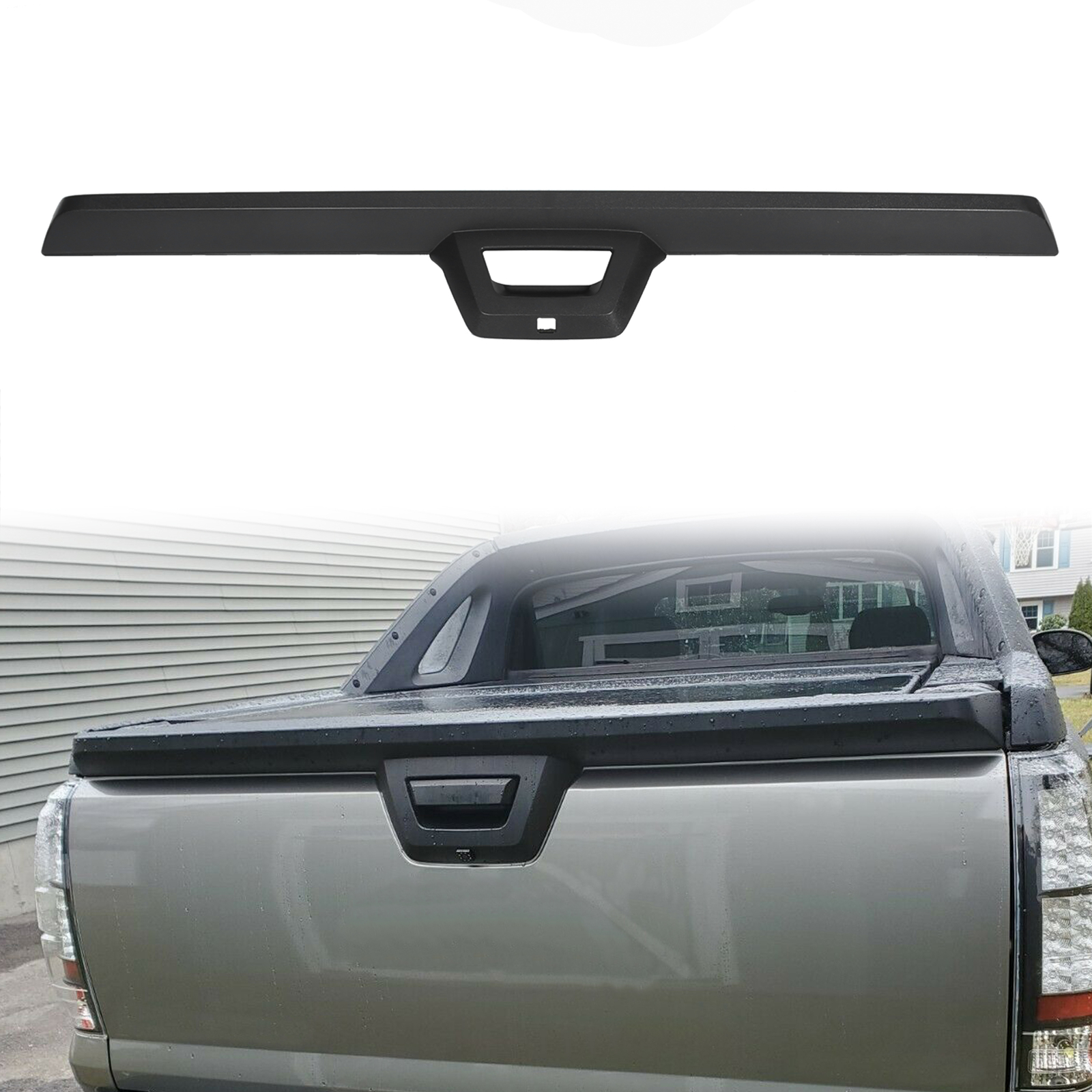 Rear Tailgate Spoiler Molding Trim Cover Molding For 07-13 Avalanche Escalade