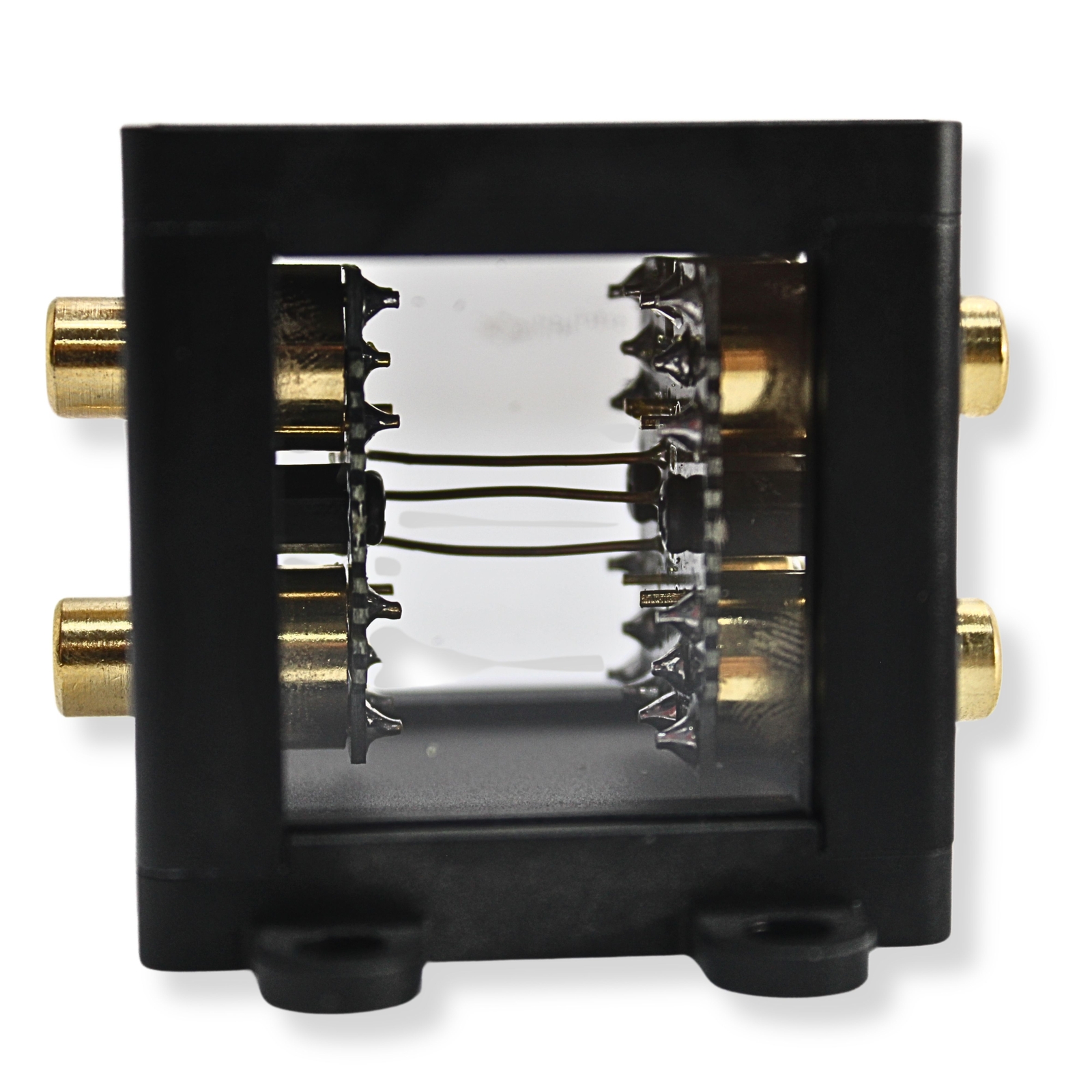 Big Jeff Audio 1-to-2 Pair Cockbox RCA Splitter Distribution Block