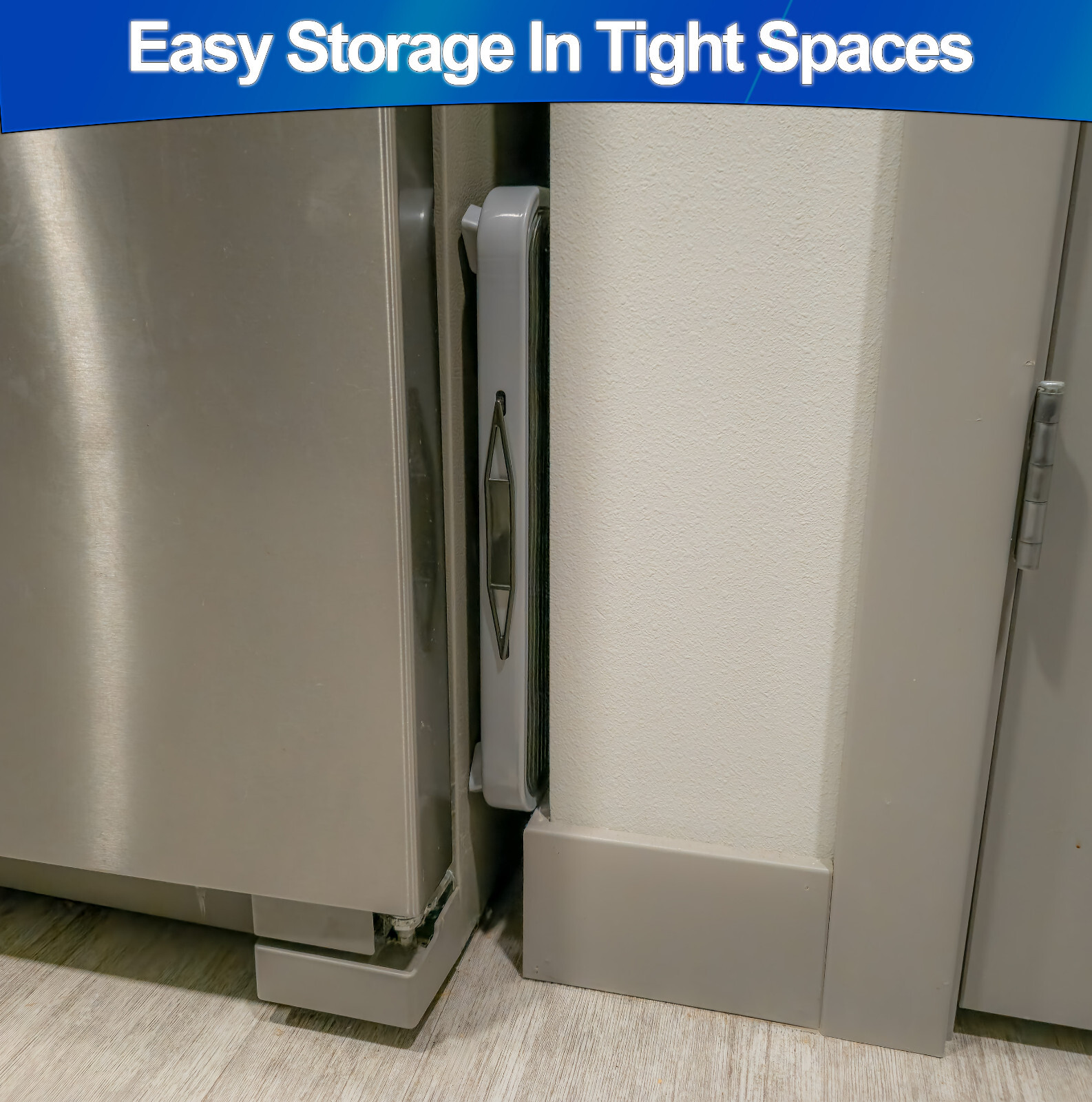 Step Stool Portable Folding Metal Foot Stool Compact One Step Ladder for Kitchen