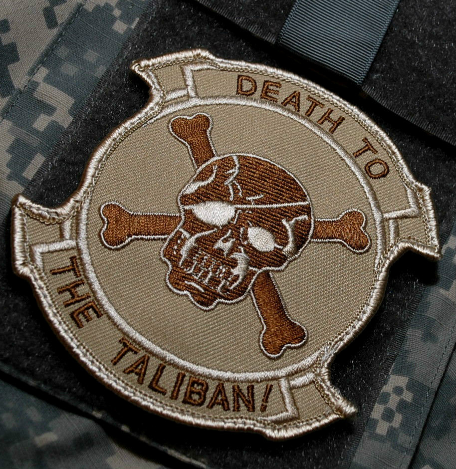 JSOC USMC SPECIAL OPS OPERATOR AFGHAN COMMANDO vêlkrö PATCH: 💀DEATH to TALIBAN