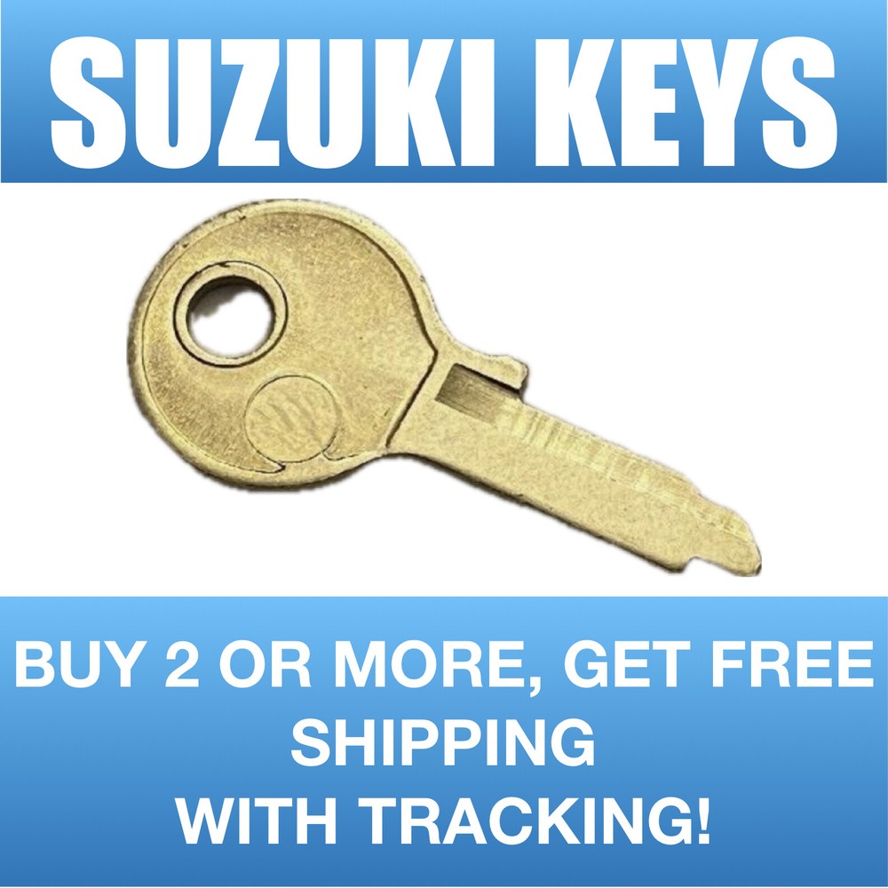 1960-70's Suzuki Motorcycle keys Cut to Code key for codes 3111-3555
