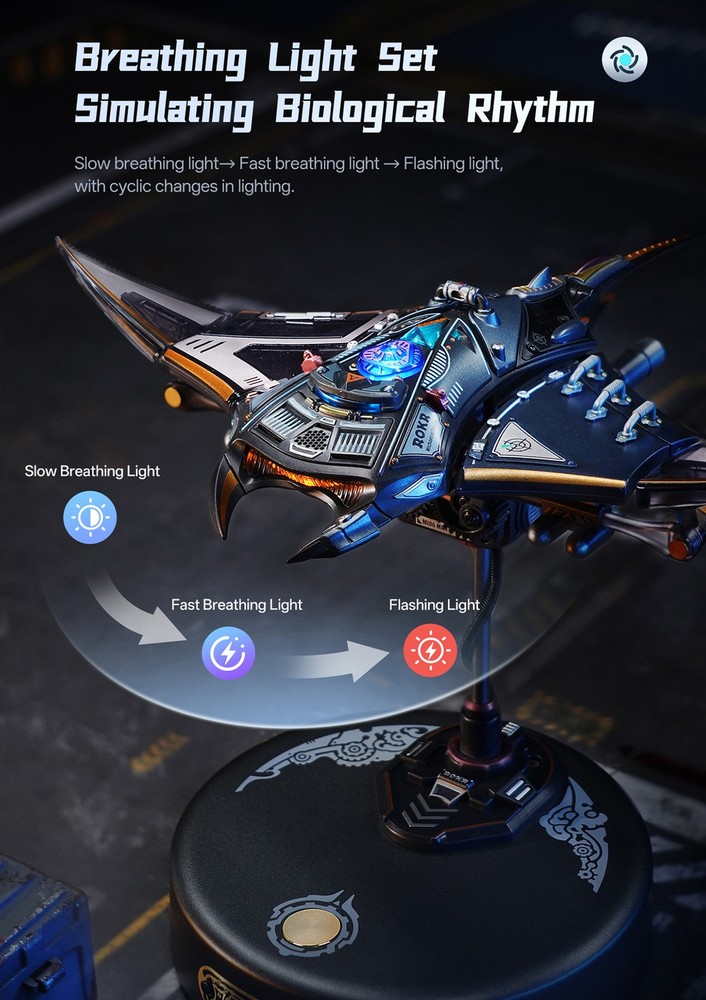 Manta Ray Mechanical 3D Puzzle Set