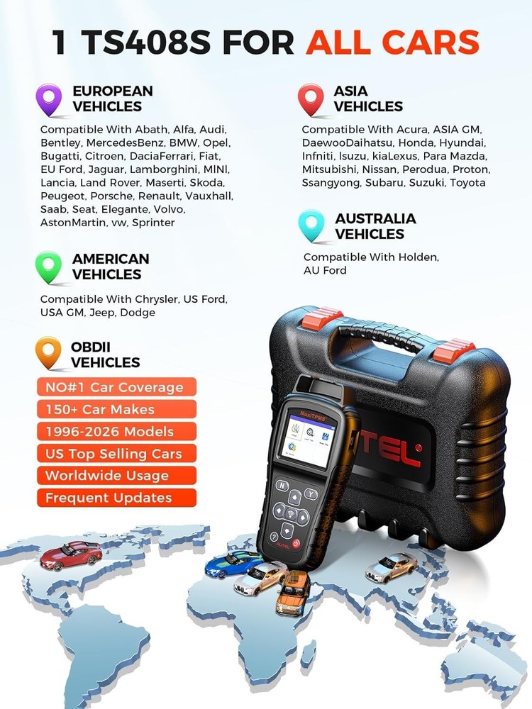 TPMS Relearn Tool Supporting Multiple Functions for Efficient Tire Management