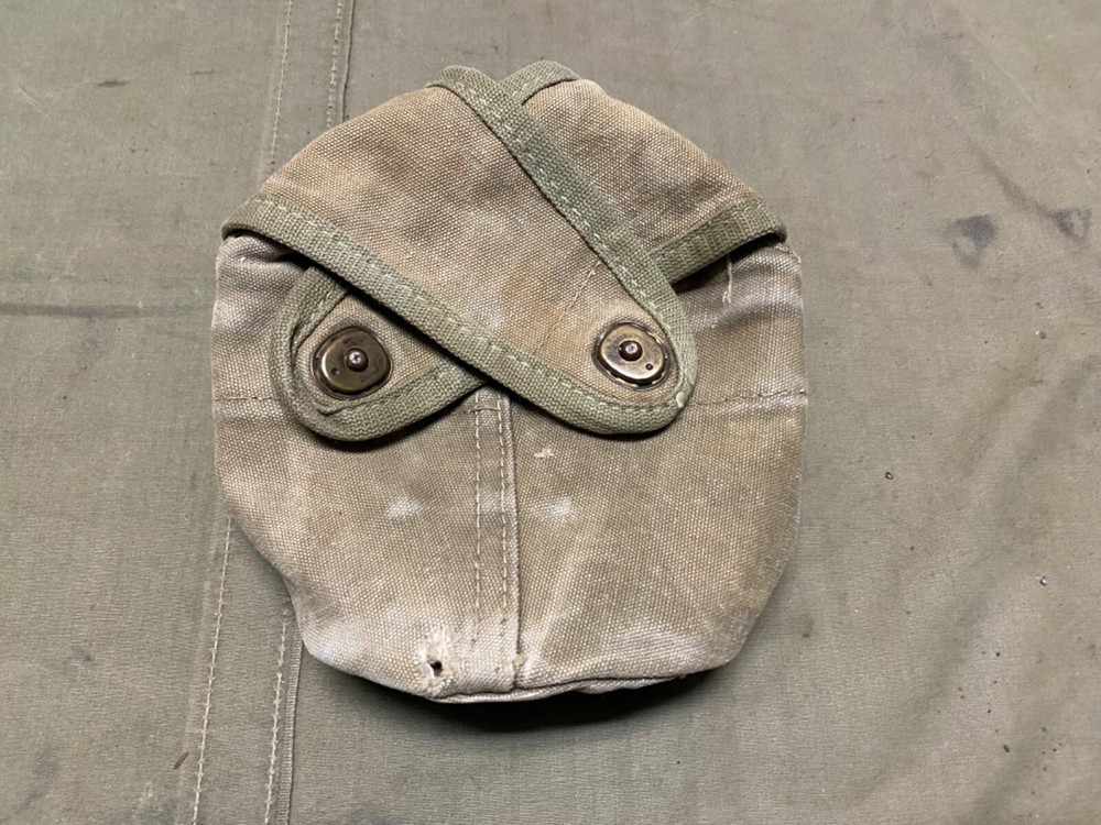 ORIGINAL WWII US USMC MARINE P1941 3RD PATTERN CANTEEN COVER