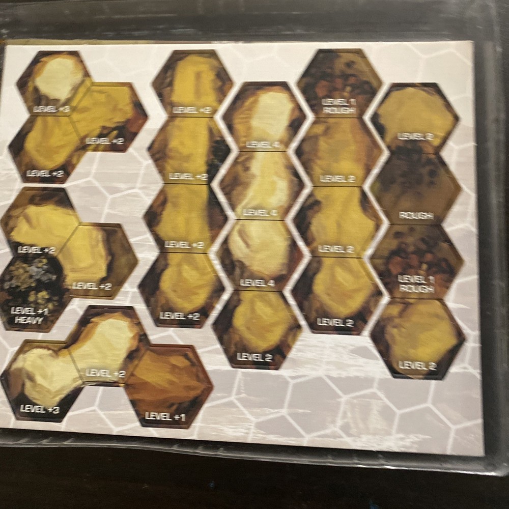 Battletech Hexpack Mountains and Canyons VG