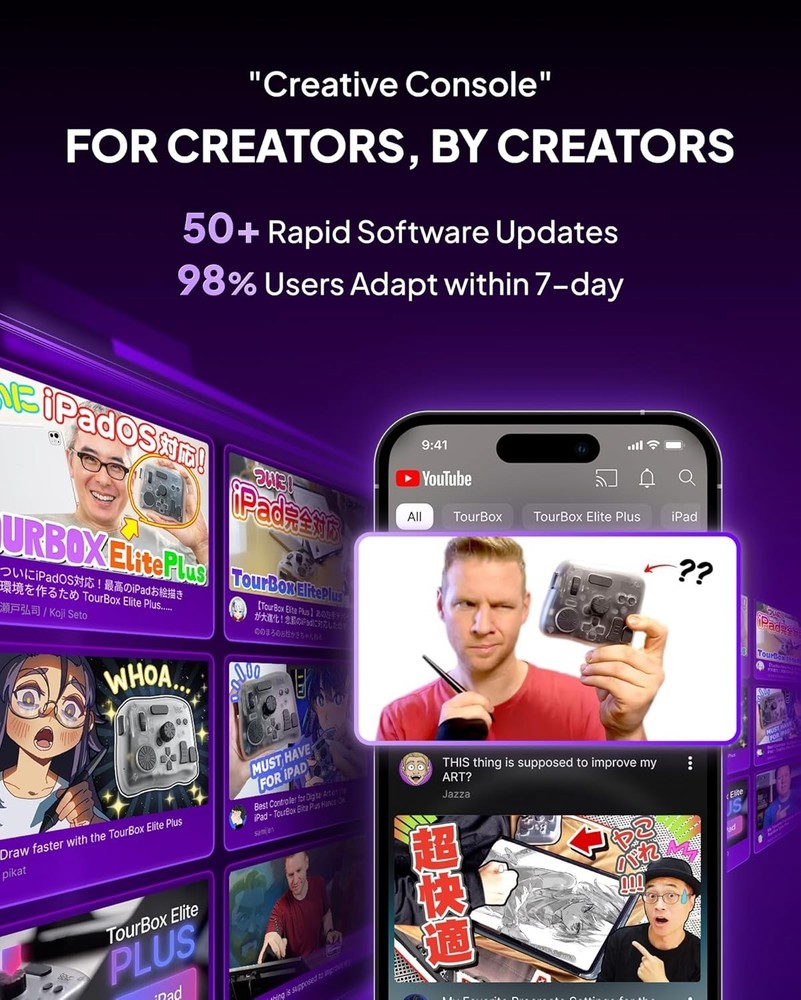 TOURBOX Elite Plus Creative Console