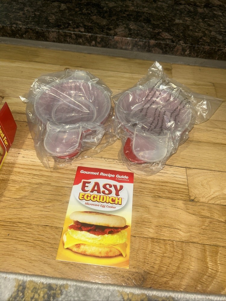 Microwave Egg Muffin Sandwich Cooker Breakfast Maker 1-Minute Egg