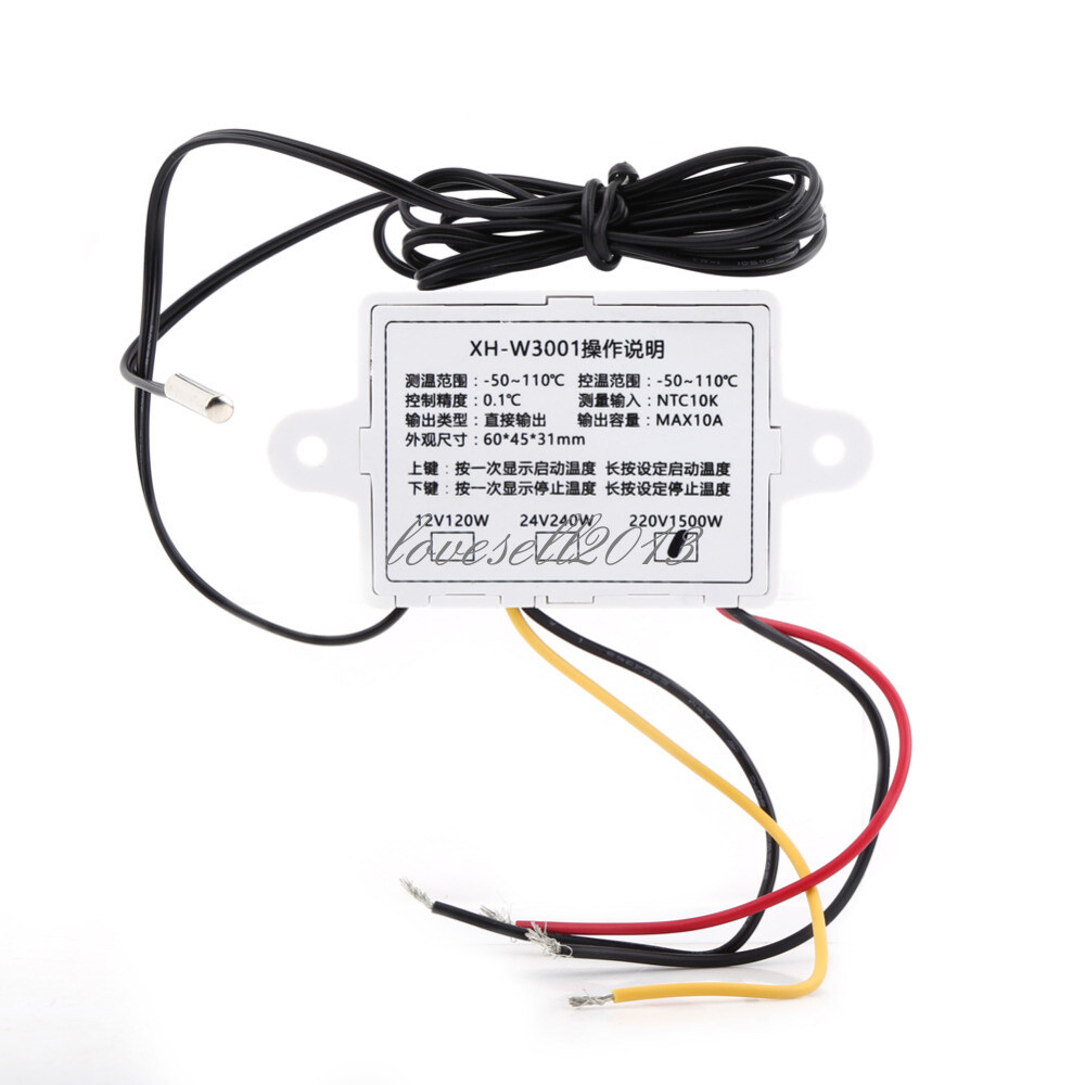 Digital XH-W3001 AC110-220V LED Temperature Controller Thermostat Control Switch