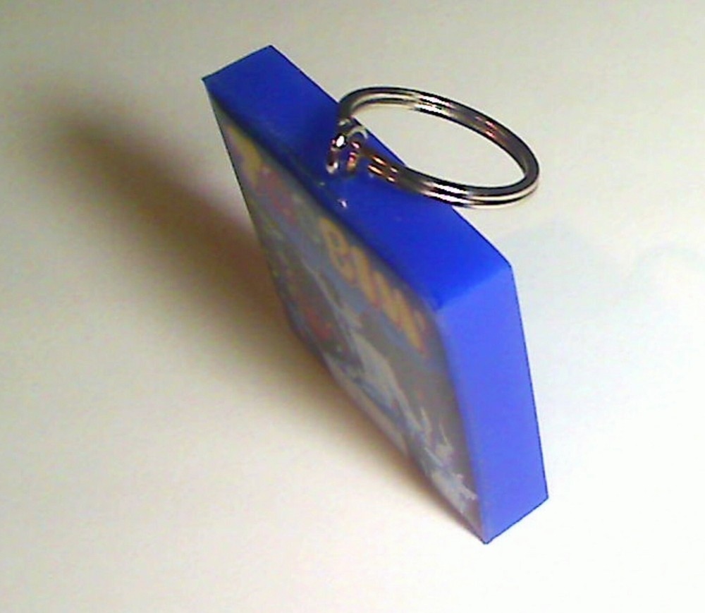 Toobin Arcade Marquee Coin Door accessory Keychain