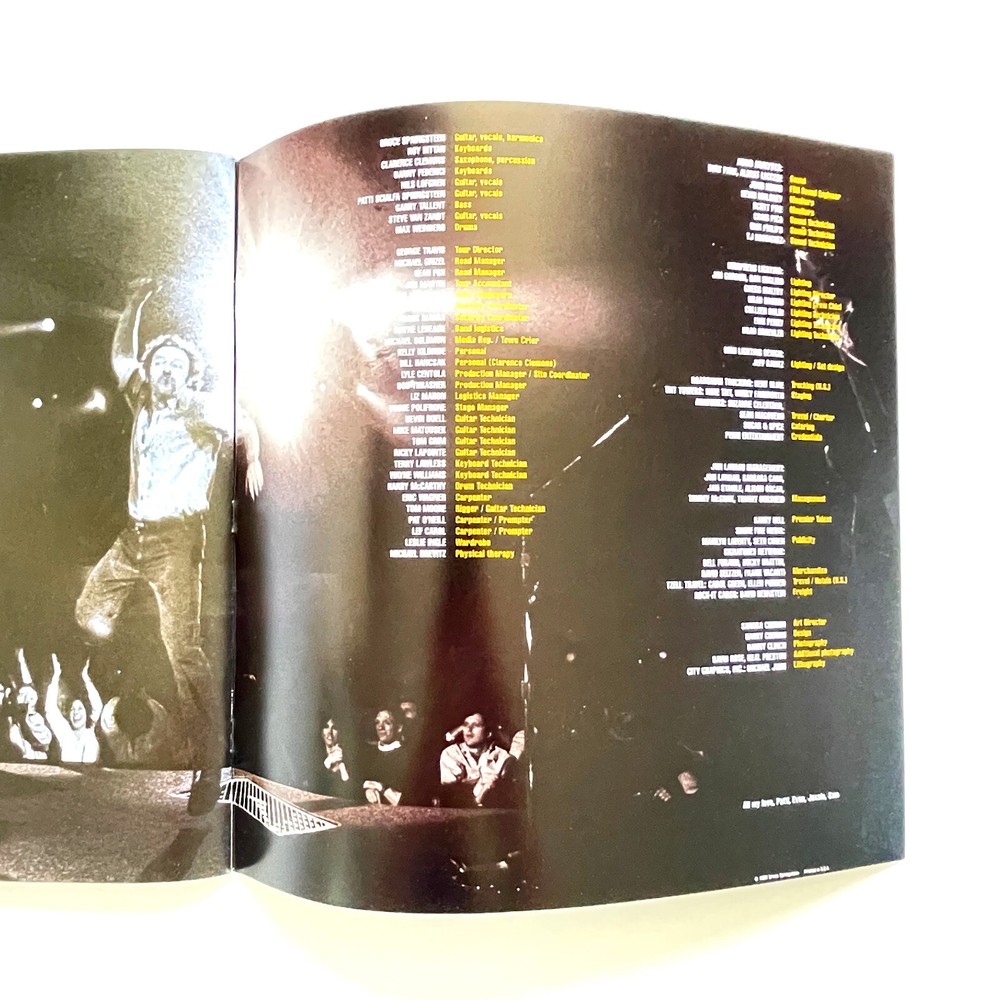 1999 Bruce Springsteen & The E Street Band Concert Tour Program • Programme Book