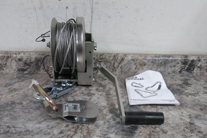 Honeywell Miller 8441-Z7/88FT 88 Ft Cable L 400 Lb Cap Confined Space Winch