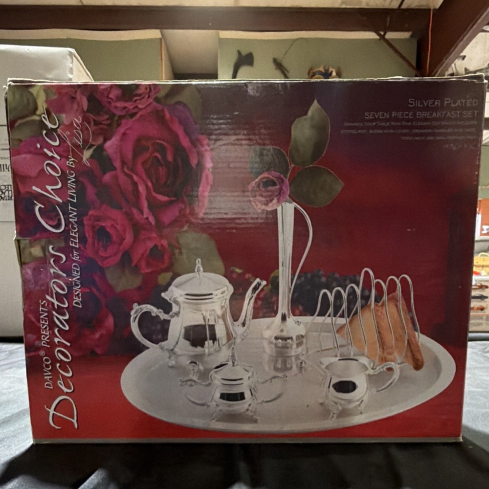 Davco Silverplate Seven Piece Breakfast Set