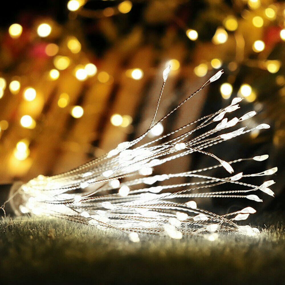 Firework LED String Lights 150LED Copper Wire Strip Fairy Light with Remote