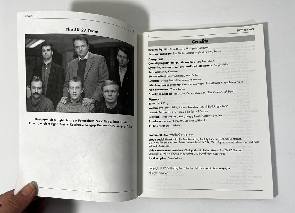 SU-27 Flanker Computer Game User’s Manual & Map