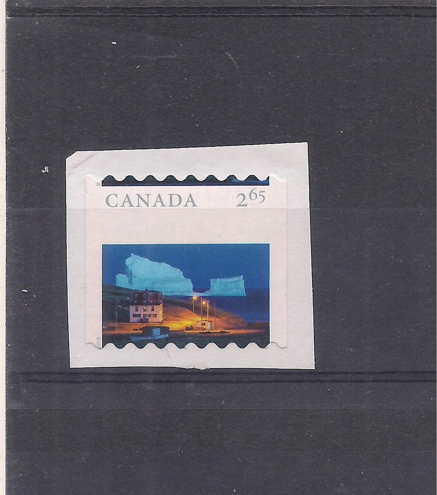Canada scarce miscut/misperf #3160 used!