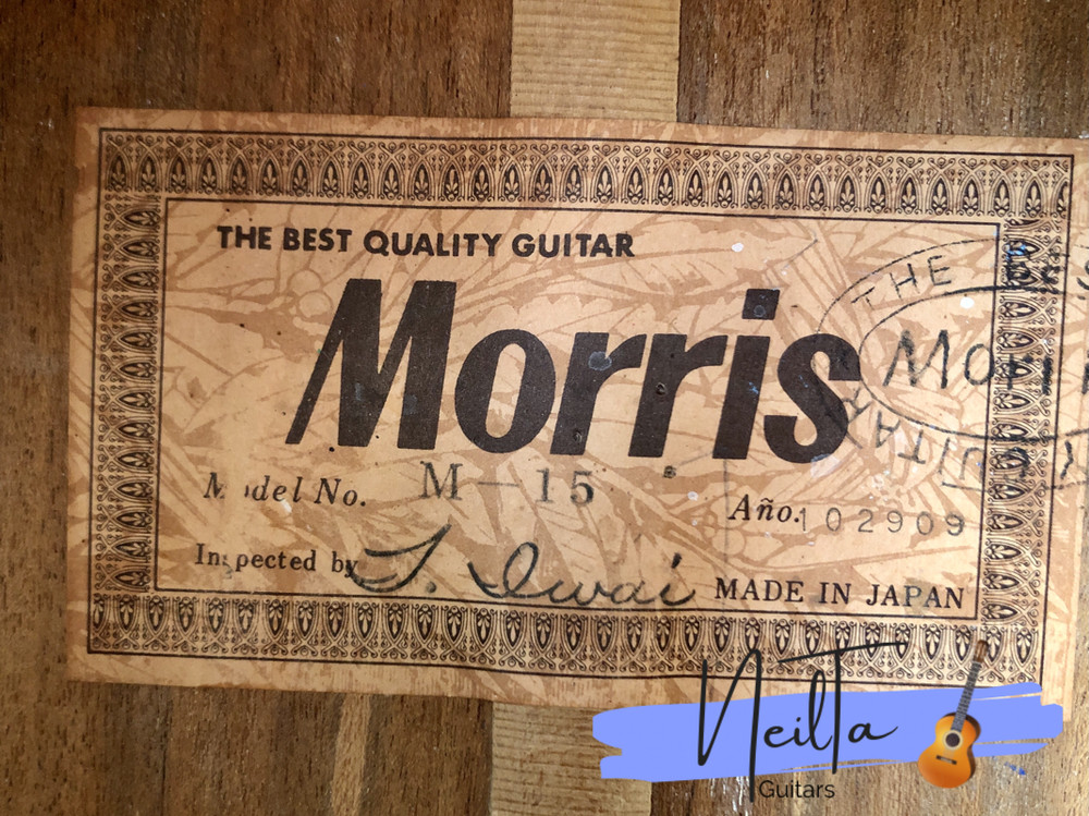 MORRIS M-15 CLASSICAL GUITAR 1970