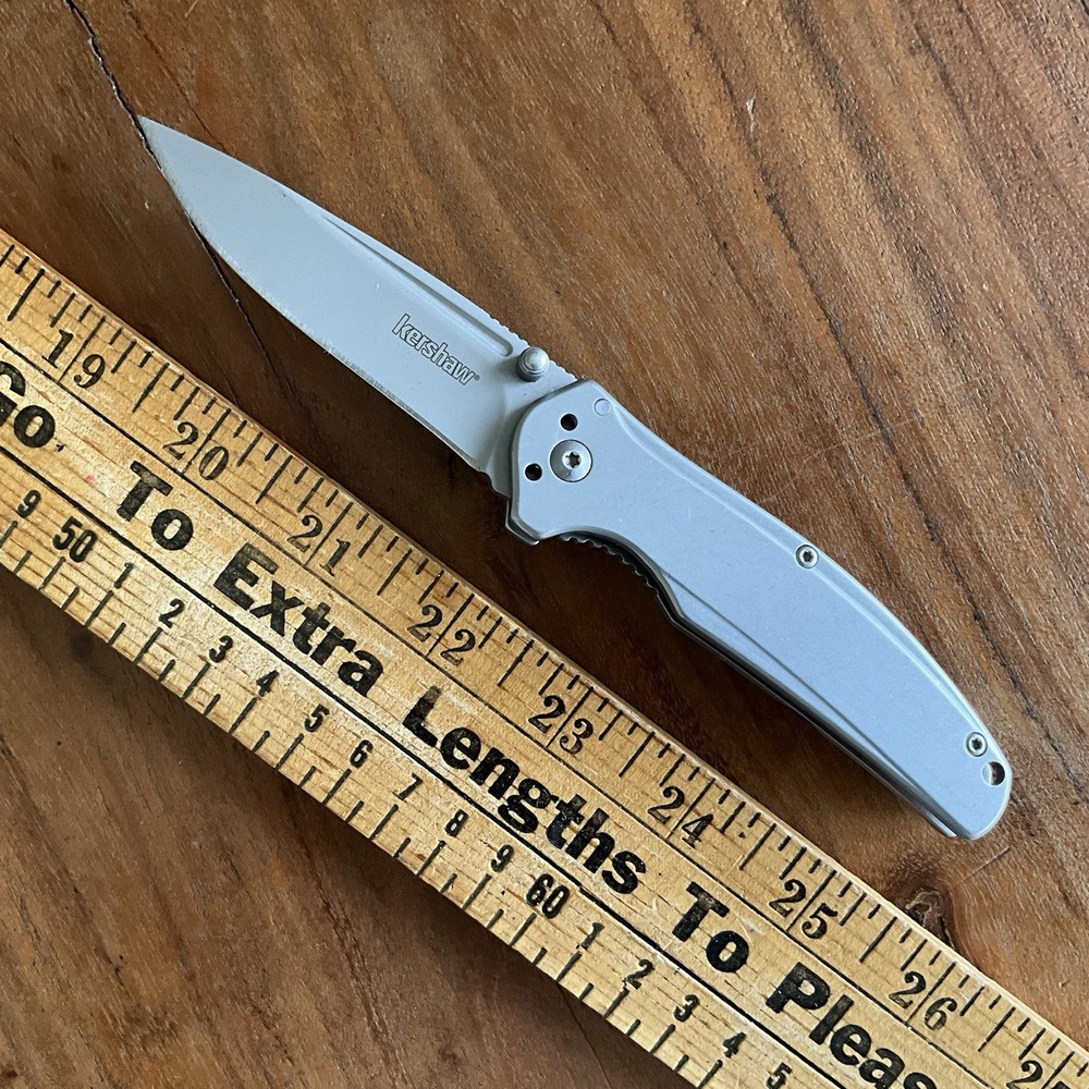 Kershaw Catalytic Framelock Folding Pocket Knife 1341 Plain Blade EDC