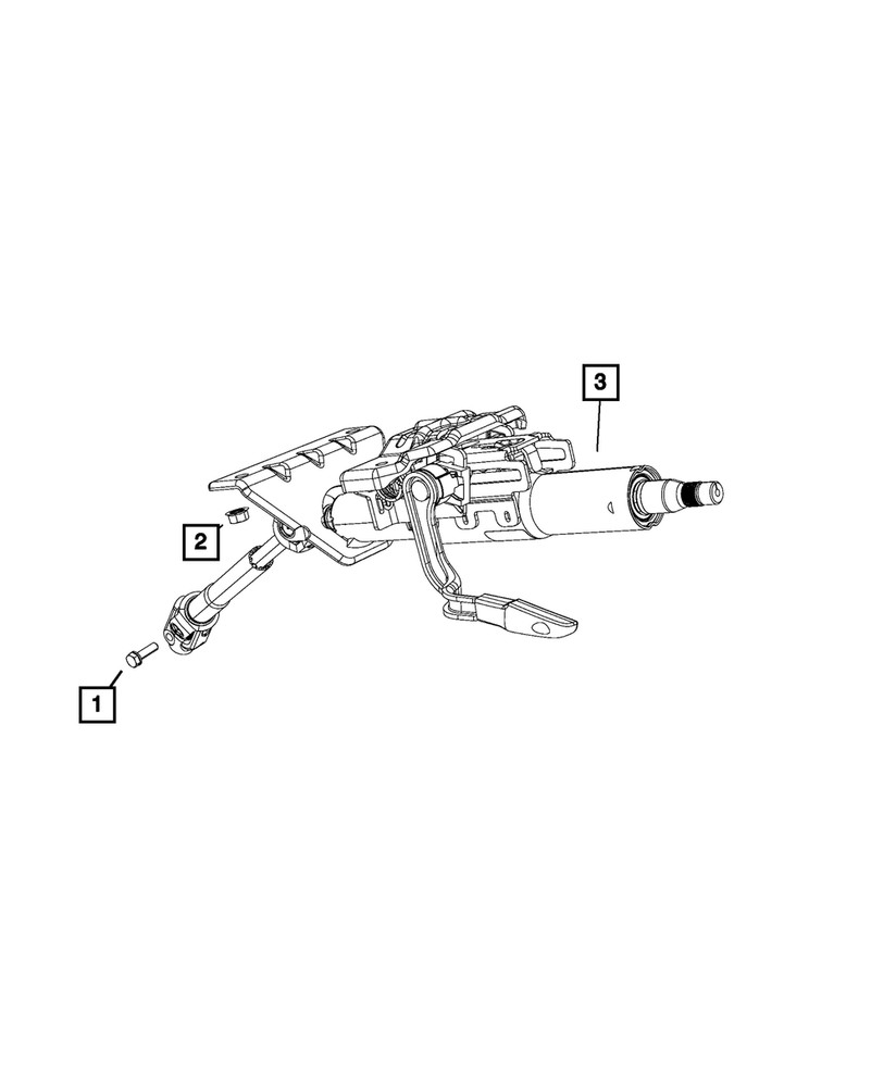 Genuine Mopar Steering Column Screw 68101381AA