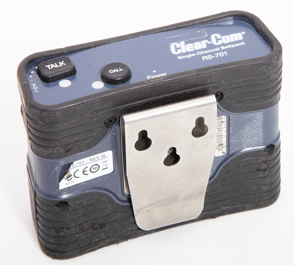 Clear-Com ClearCom RS-701 RS701 Single Channel Intercom Beltpack No Headset