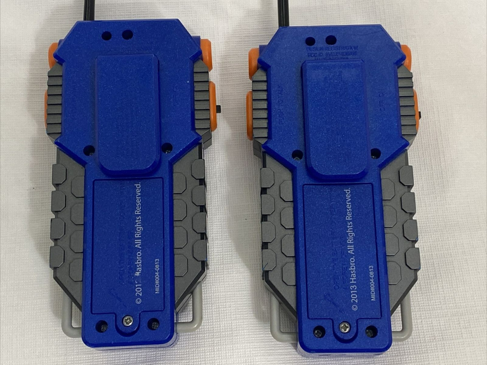 Nerf Kids Walkie Talkie Set 2013 Hasbro Blue