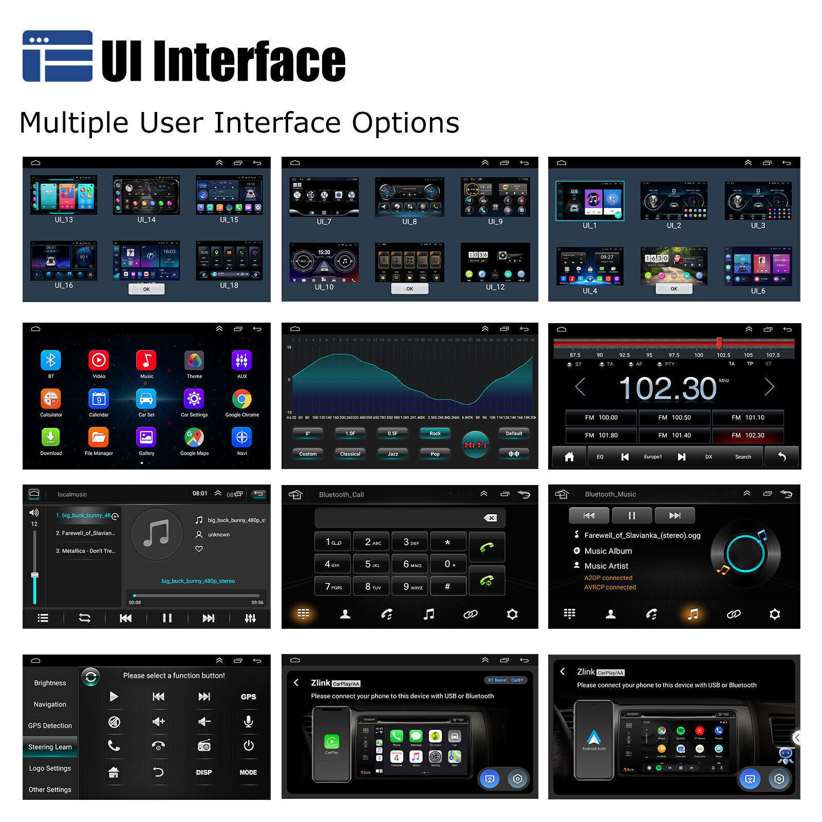 Android 13.0 Car Stereo Radio Wifi Apple CarPlay GPS For Toyota Tacoma 2005-2013
