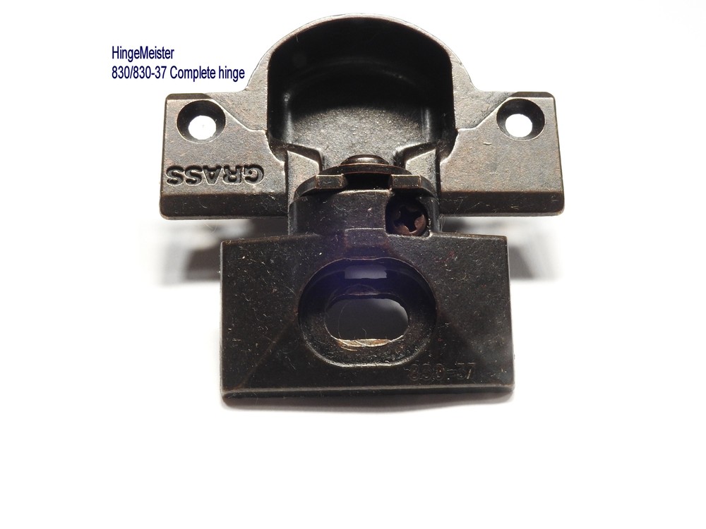 Grass 830-37 Bronze Hinge and mounting plate - Complete Hinge