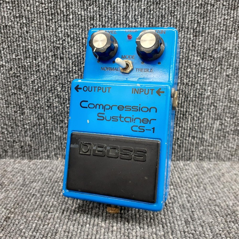 BOSS CS-1 Compression Sustainer Silver Screw Transparent Switch 1