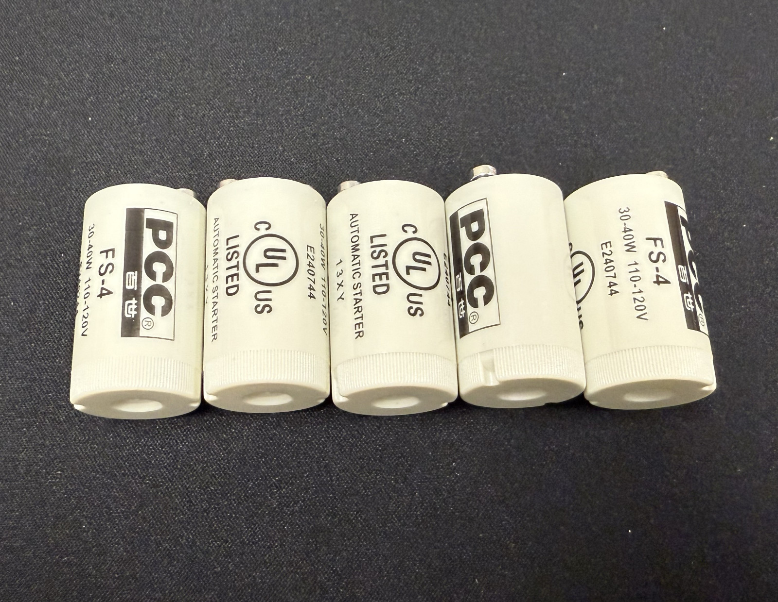 5-PK FS-4 30-40 Watt Fluorescent Starter NEW FS-4