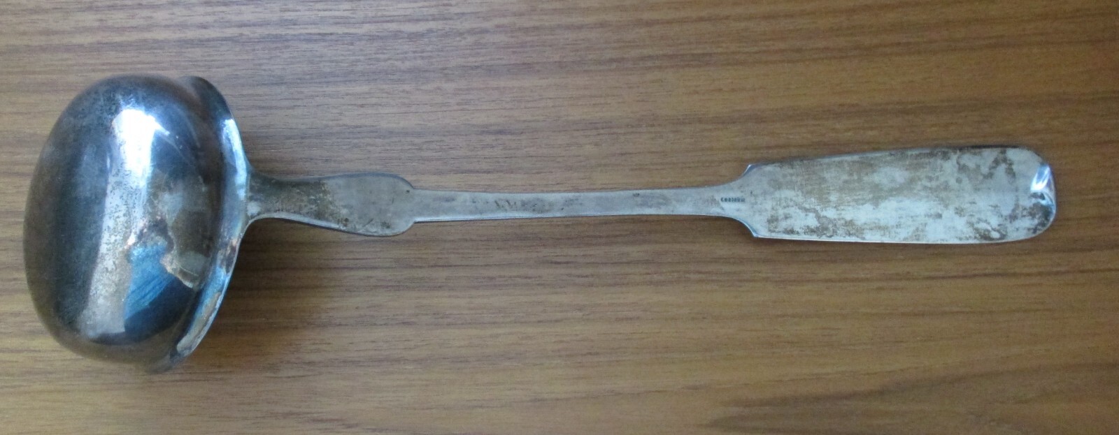 German Antique (1936) Solid Silver Soup Ladle 14" 800W 309 G 10.9 oz Vintage