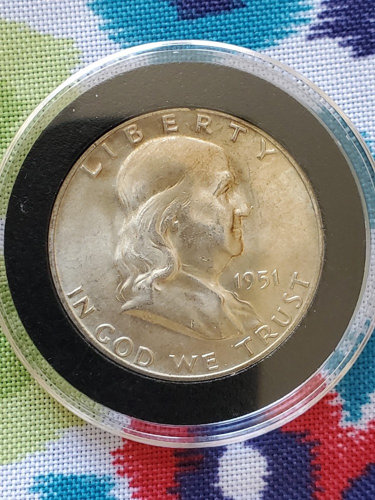 1951 P Franklin Half Dollar Silver 50c