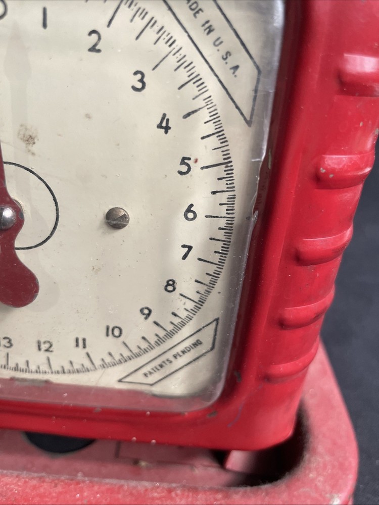 Vintage 50s Kitchen scale R. A. Hunter Working