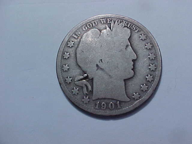 1901-O Barber Half Dollar