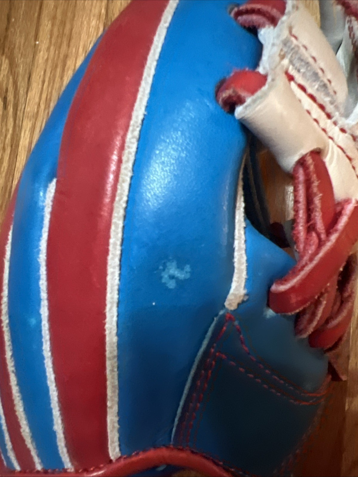 S3 Custom Baseball Glove – Red, White & Blue | 11.25” (Gently Used) 100% LEATHER