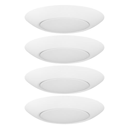 7.5-Inch LED Disk Lights - Dimmable Surface Mount - 5 Colors - White