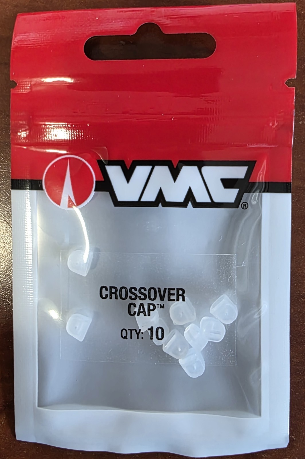 VMC CRSCPC Crossover Cap, Color- Clear,  10 pack