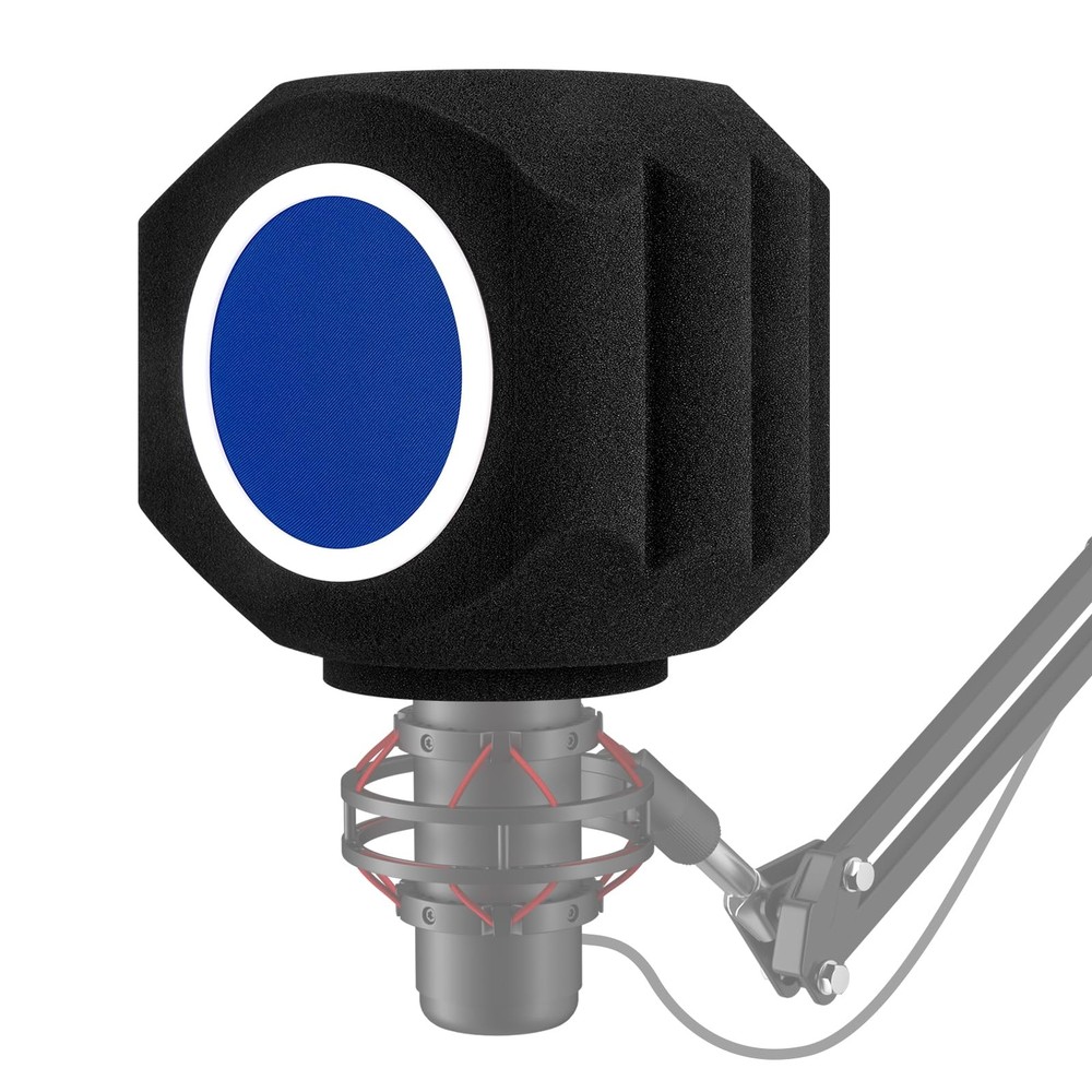 Microphone Wind Shield Pop Filter Isolation Ball, Acoustic for Record...