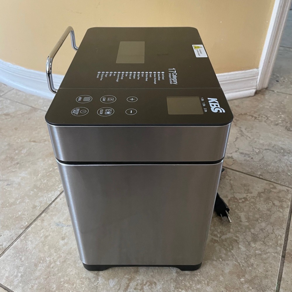 KBS Pro Stainless Steel Automatic Bread Maker Machine 17-in-1 MBF-010 2LB Loaf