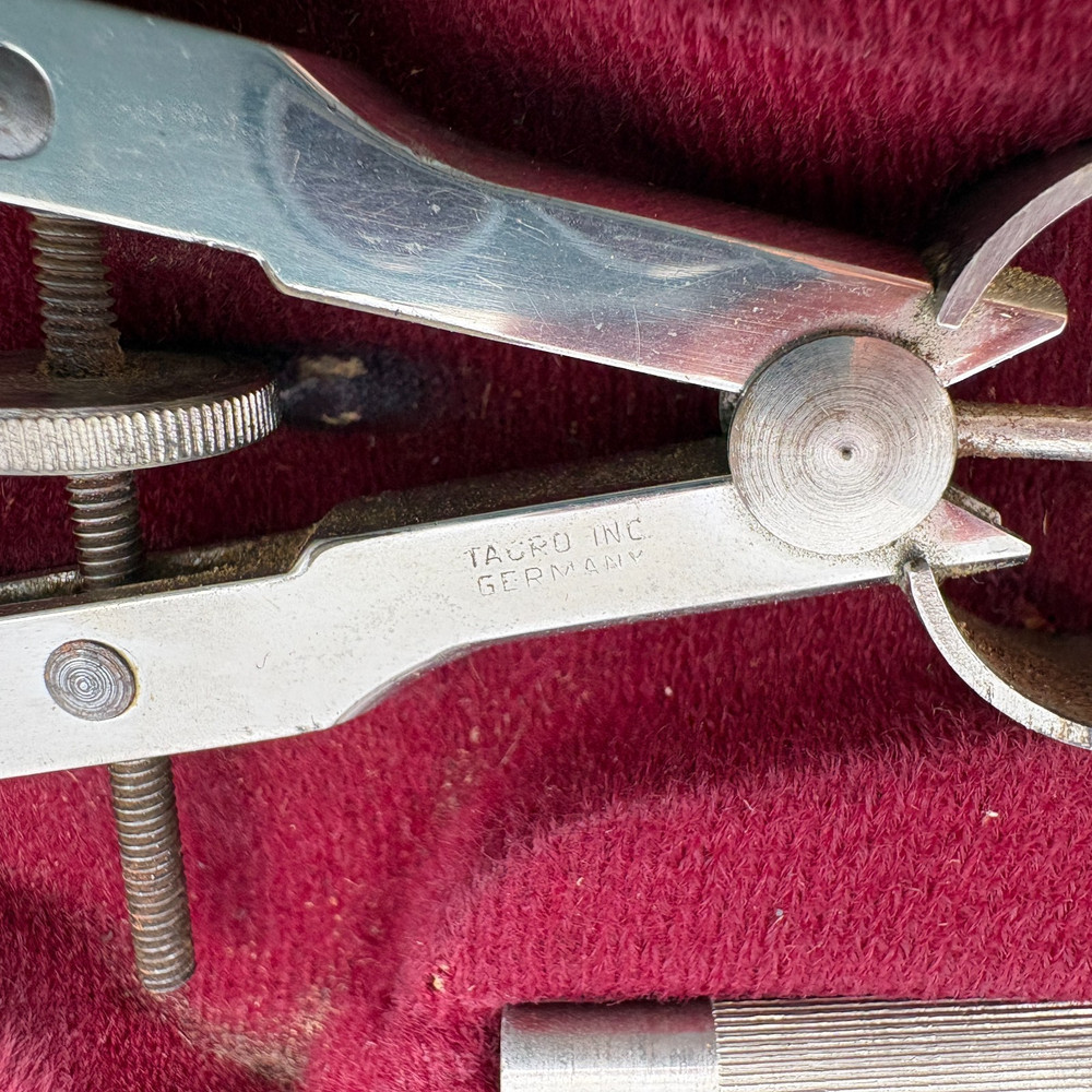 Tacro Inc Germany Drafting Set 363T Compass Divider Ruling Pen Case Untested