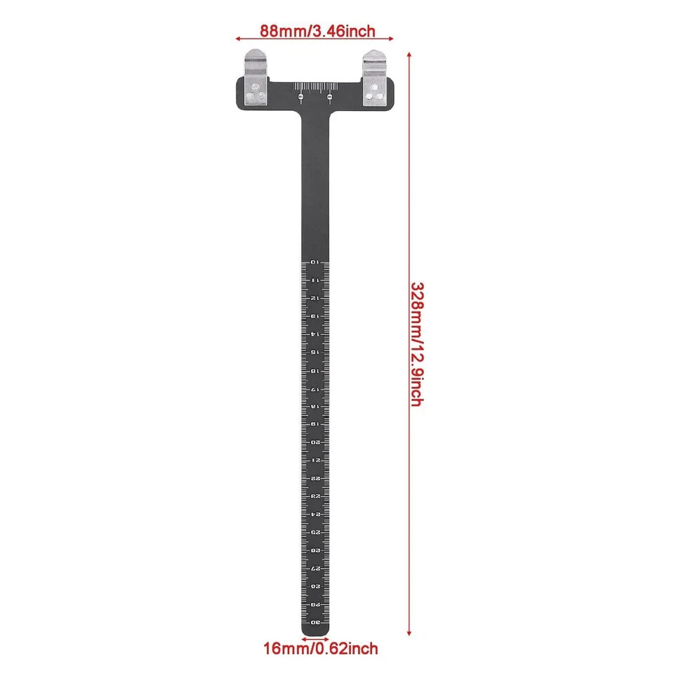 AHOSOUTLY Archery Bow String Nocking Points Set with T Square Ruler Nocking B...