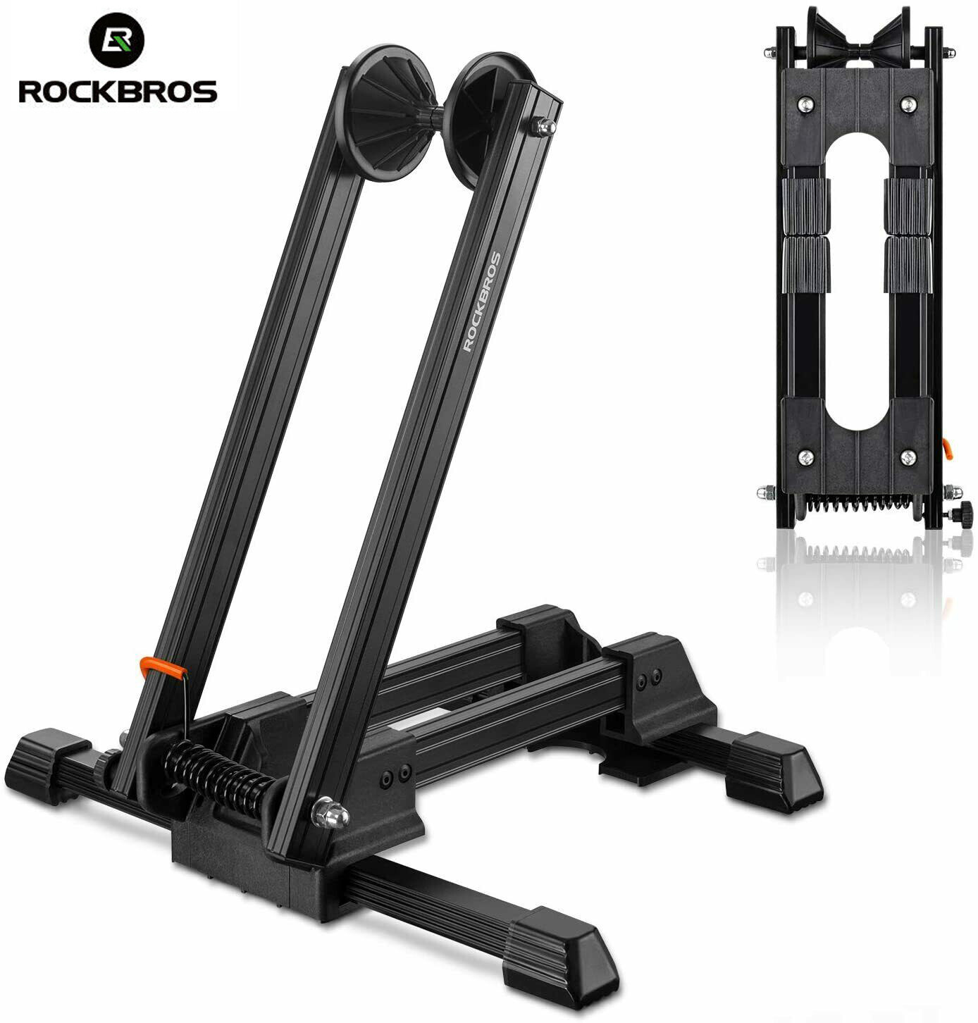 ROCKBROS Bike Parking Stand Foldable Bicycle Indoor Floor Holder Storage Rack