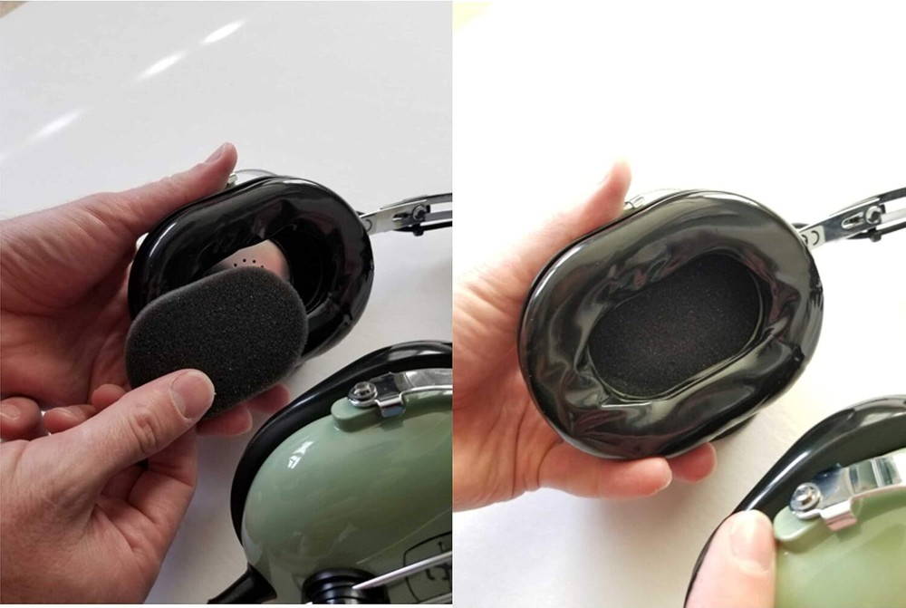 Aviation Headset Replacement Part Foam Insert david Clark Models