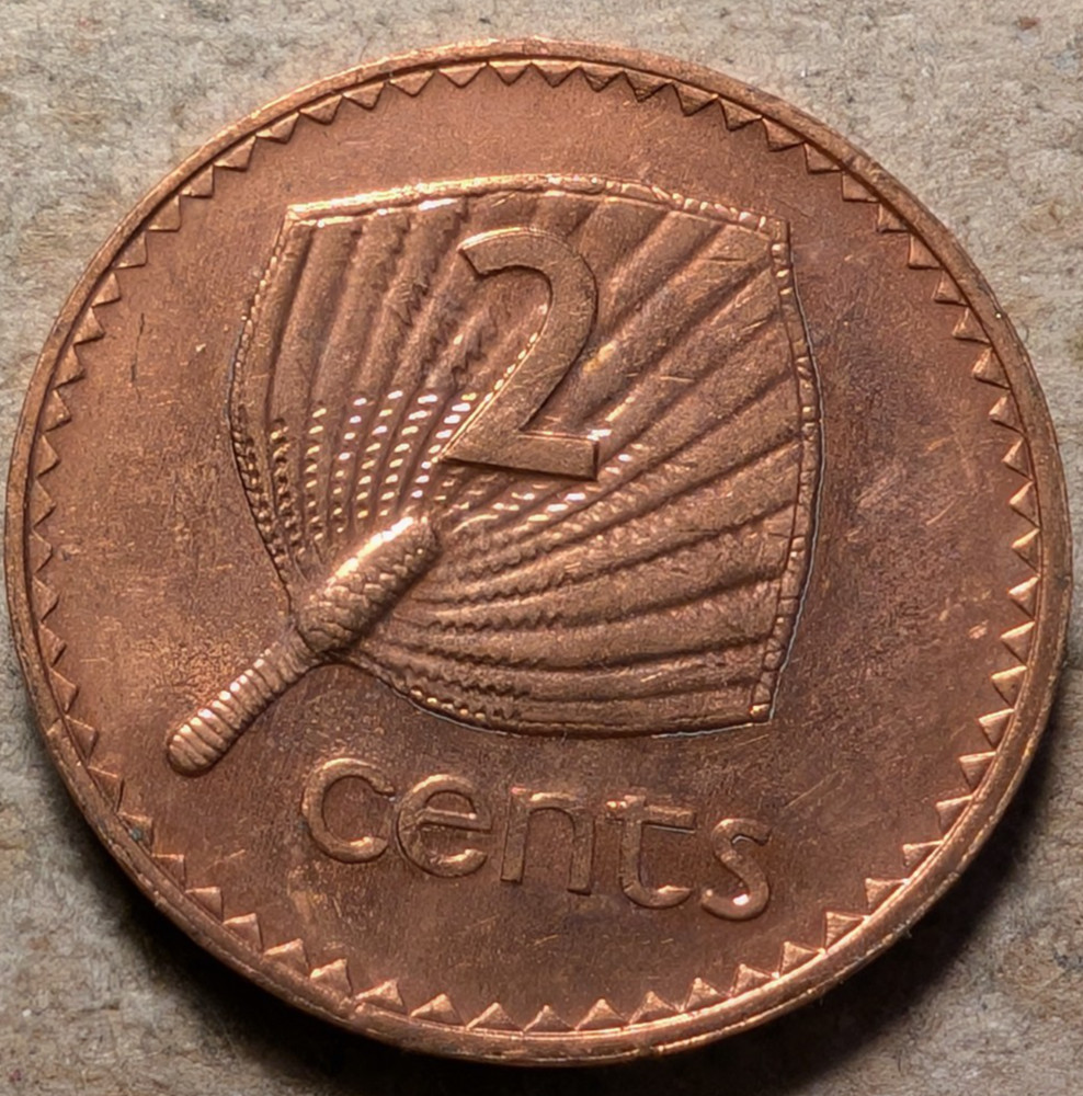 Fiji 2 cents 2001