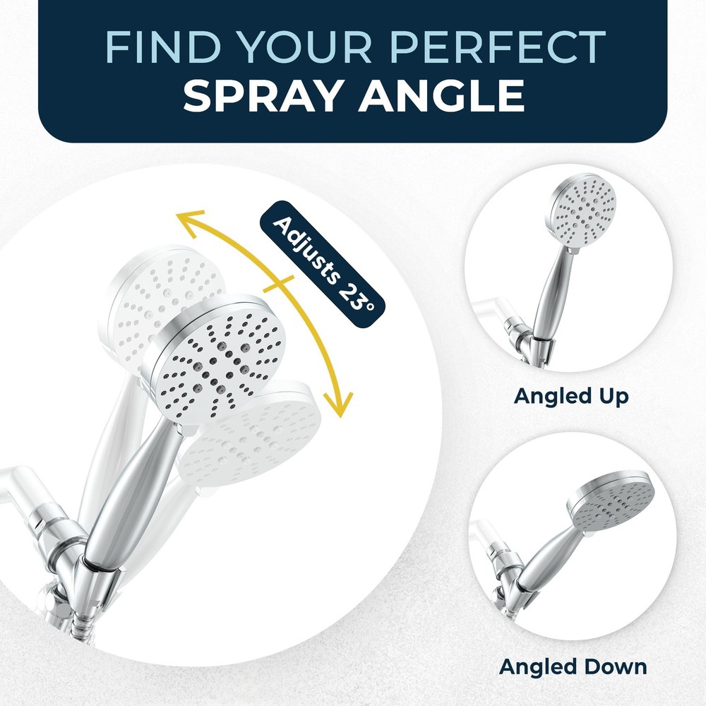 HammerHead Showers® Solid Metal 2.5 GPM without PAUSE, Polished Chrome