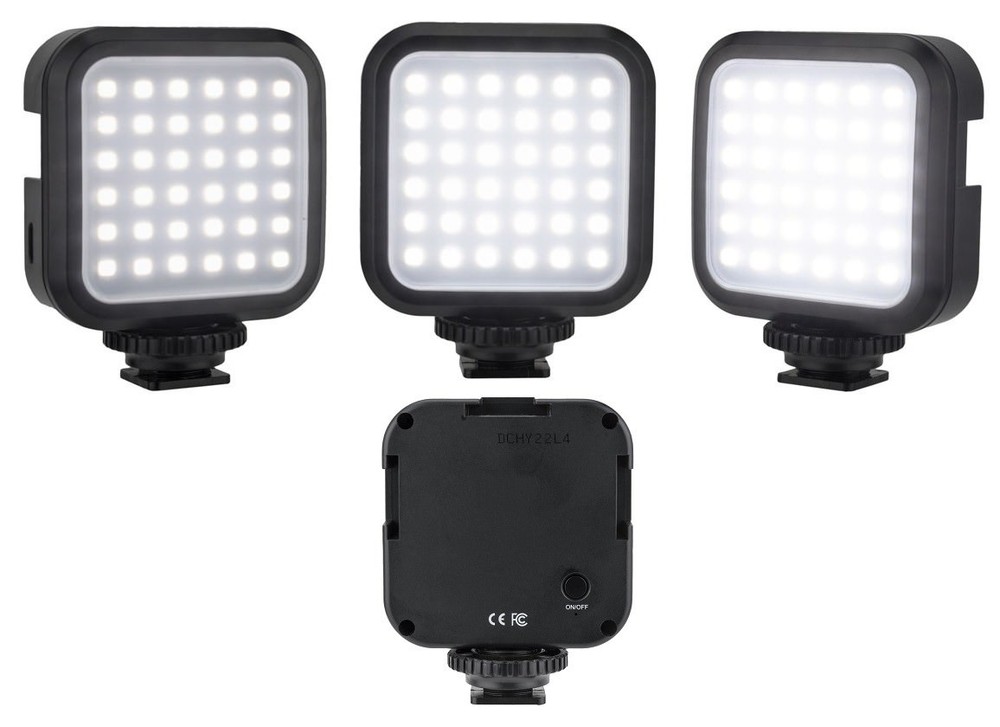 Pro Compact LED Light Kit With Power Set For Canon EOS M6 M50