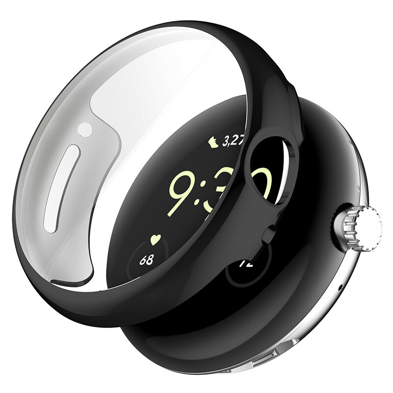 For Google Pixel Watch 2 Soft TPU Full Protection Screen Protector Case Cover