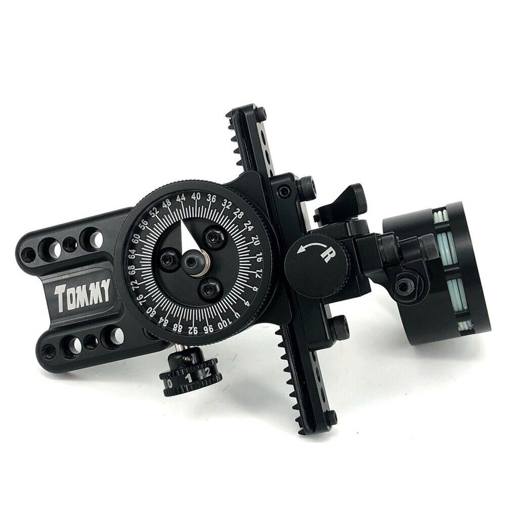 Single Pins Sight Pointer Compound Bow Archery Micro Adjustable RH LH Wrapped